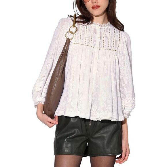 Walter Baker Womens Jordana Top, White - Picture 1 of 5